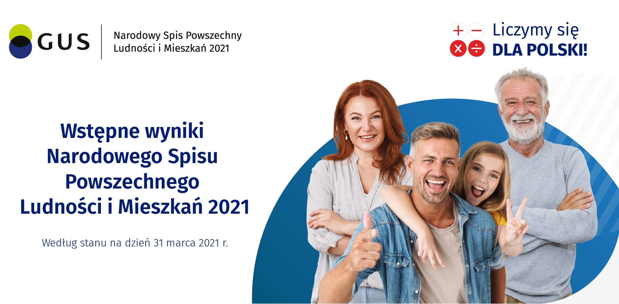 Wstępne wyniki Narodowego Spisu Powszechnego Ludności i Mieszkań 2021