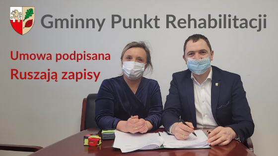 Gminny Punkt Rehabilitacji – ruszają zapisy 2022