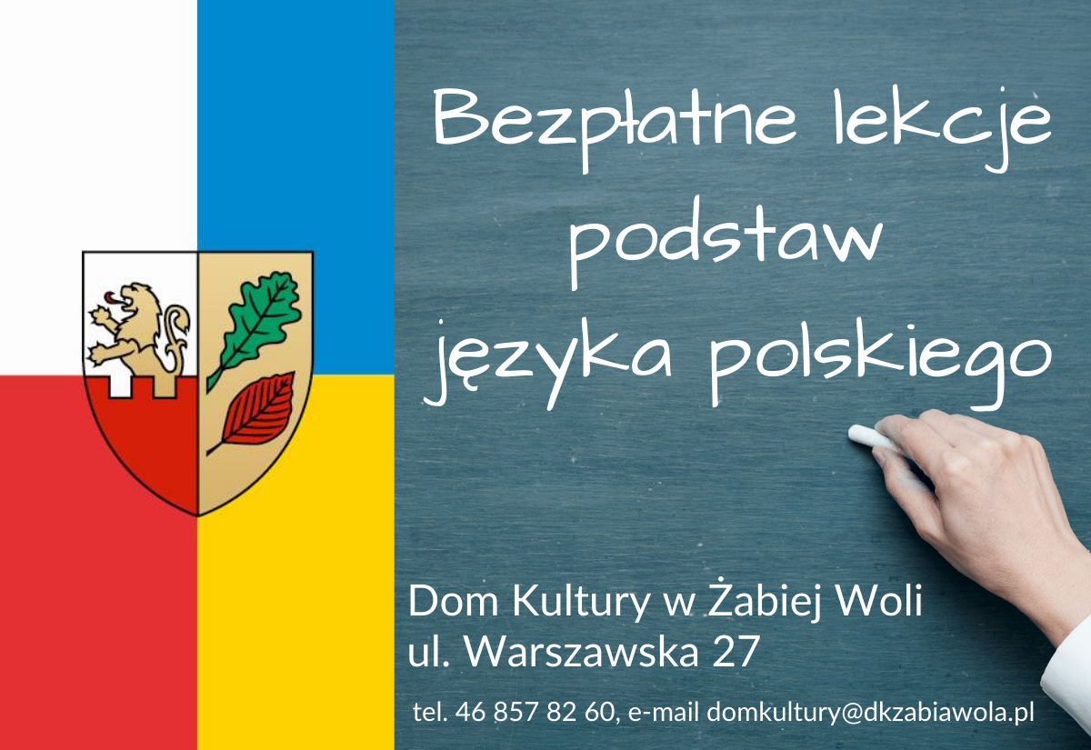 Lekcje języka polskiego - dla dzieci i dorosłych z Ukrainy