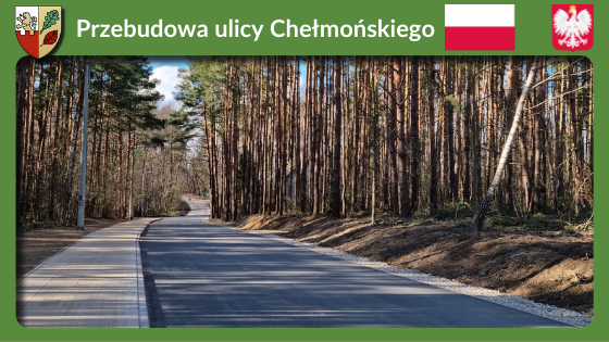 Przebudowa ul. Chełmońskiego na finiszu