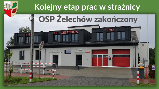 Kolejny etap prac w strażnicy OSP Żelechów zakończony