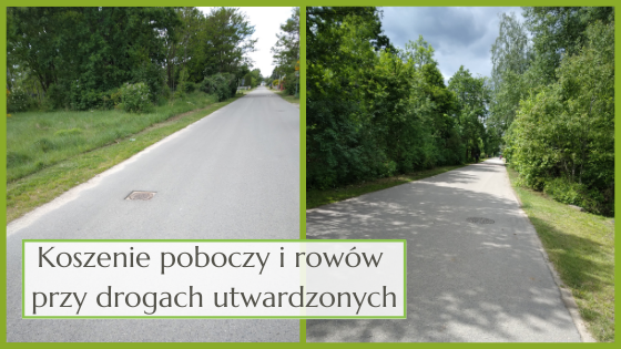 Rozpoczęła się realizacja usług koszenia poboczy i rowów