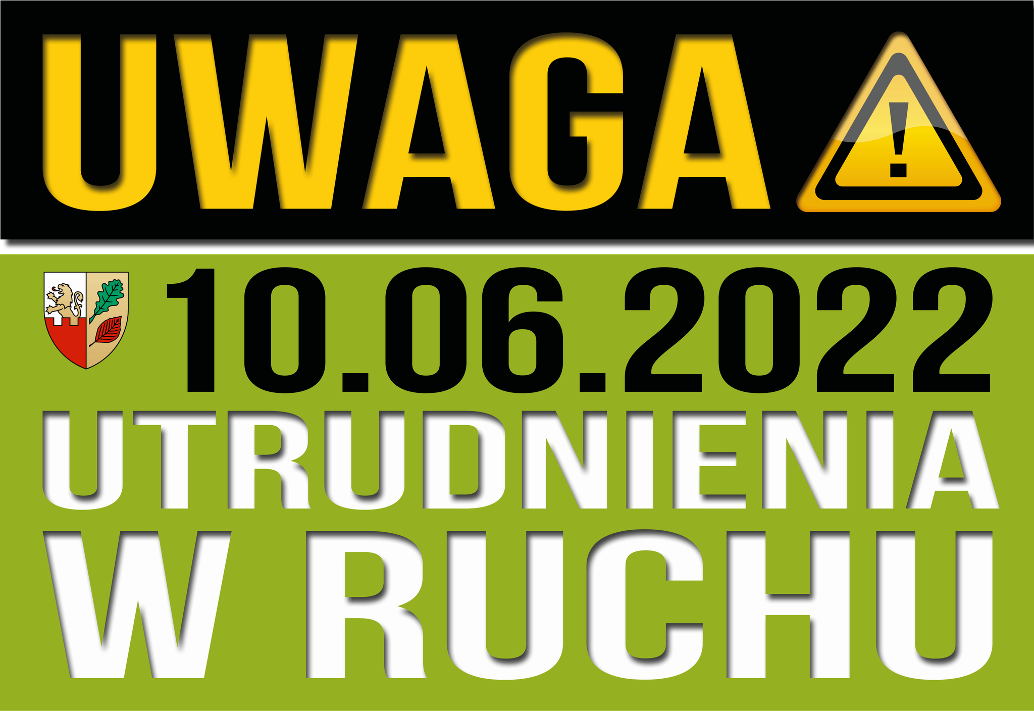 Utrudnienia w ruchu drogowym 10 czerwca 2022 r.