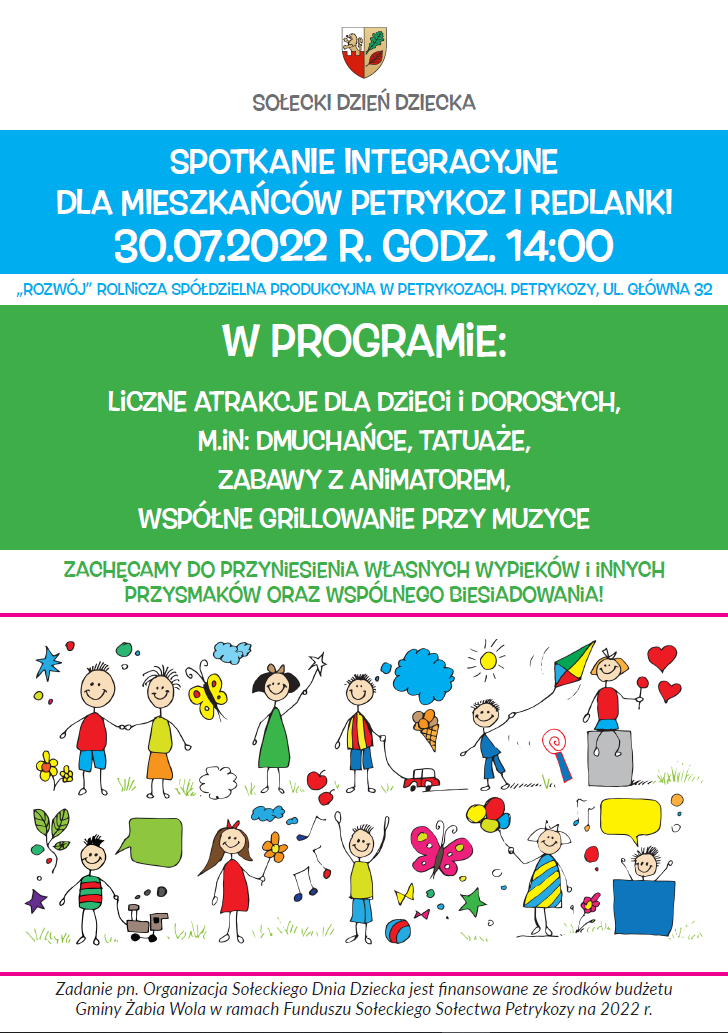 Zapraszamy na spotkanie integracyjne - dla mieszkańców Petrykoz I Redlanki