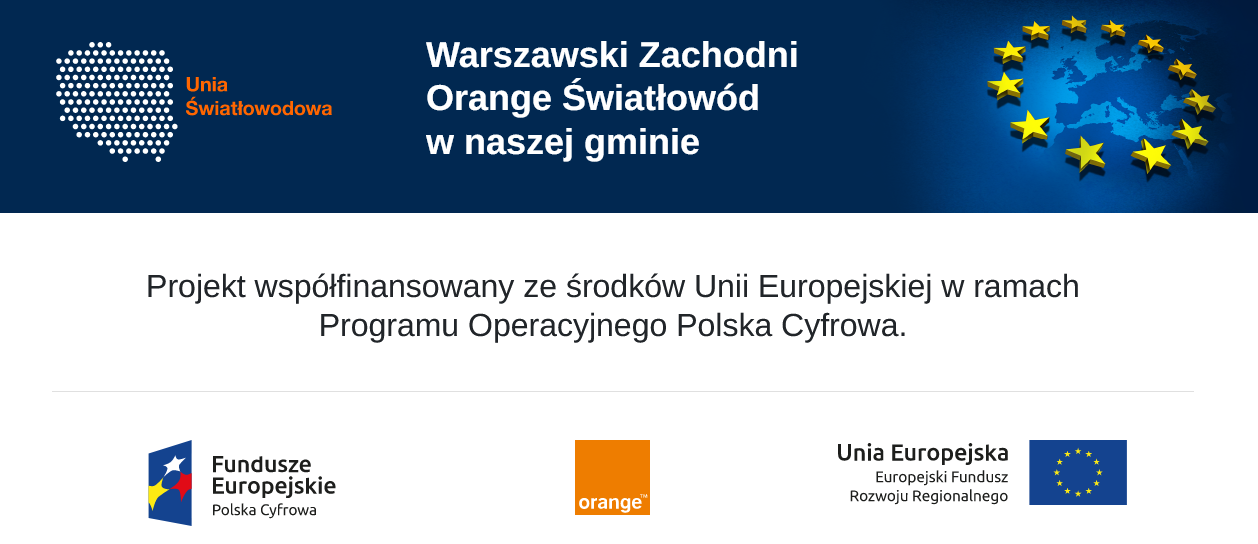 Budowa sieci światłowodowej w ramach Programu Operacyjnego Polska Cyfrowa (POPC)