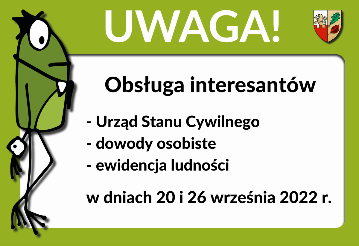 Załatwianie spraw z zakresu USC, ewidencji ludności i dowodów osobistych