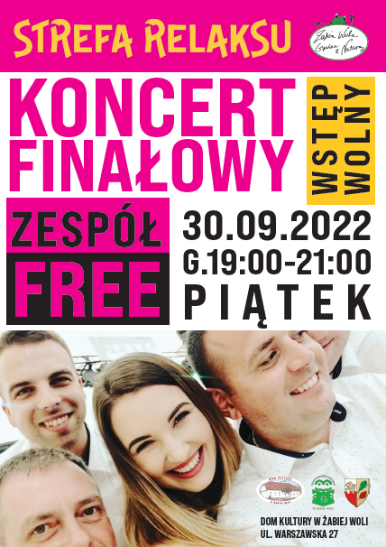 Zapraszamy na finałowy koncert zamykający tegoroczną Strefę Relaksu