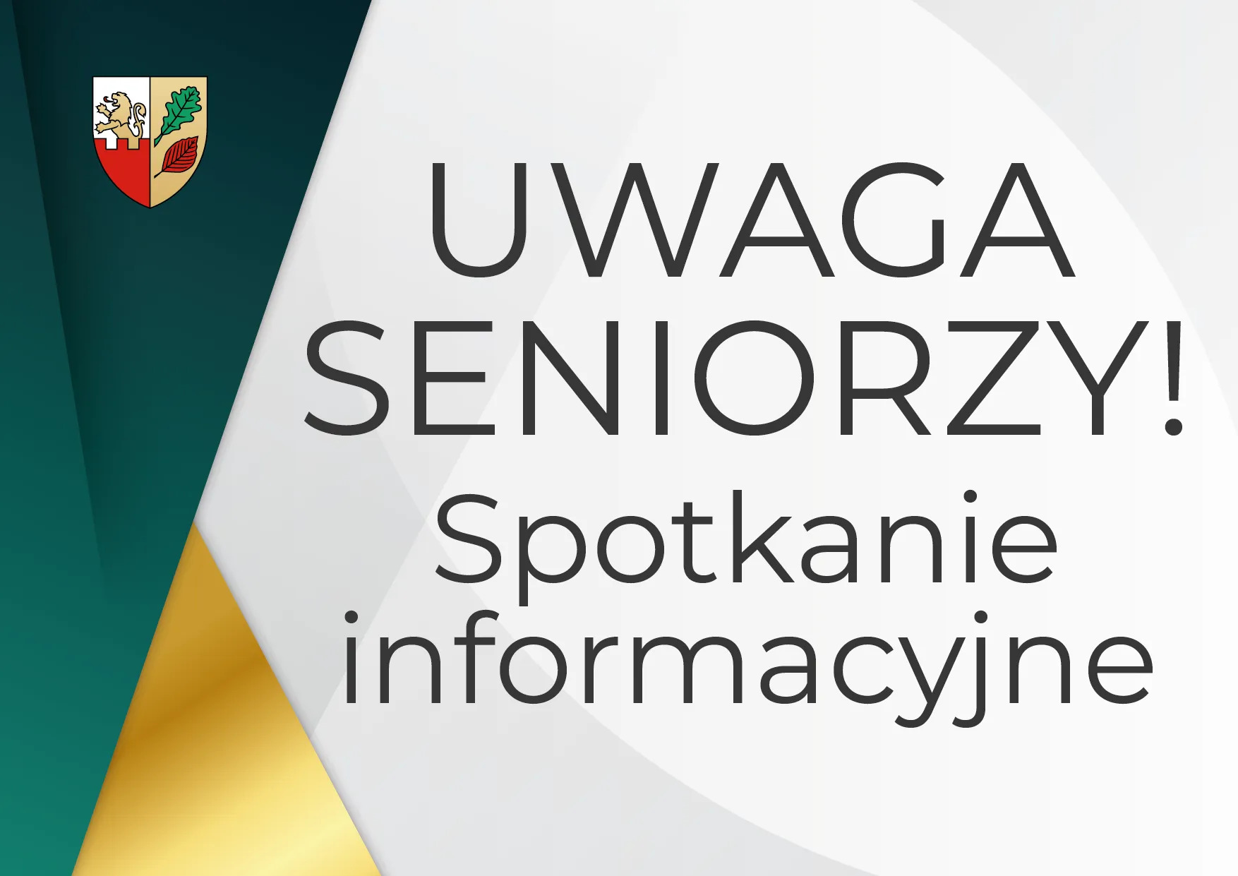 Spotkanie informacyjne dotyczące powołania Gminnej Rady Seniorów