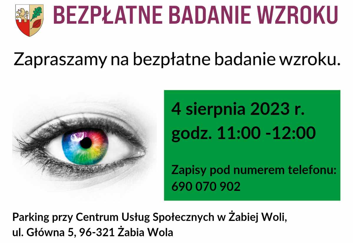 Bezpłatne badanie wzroku