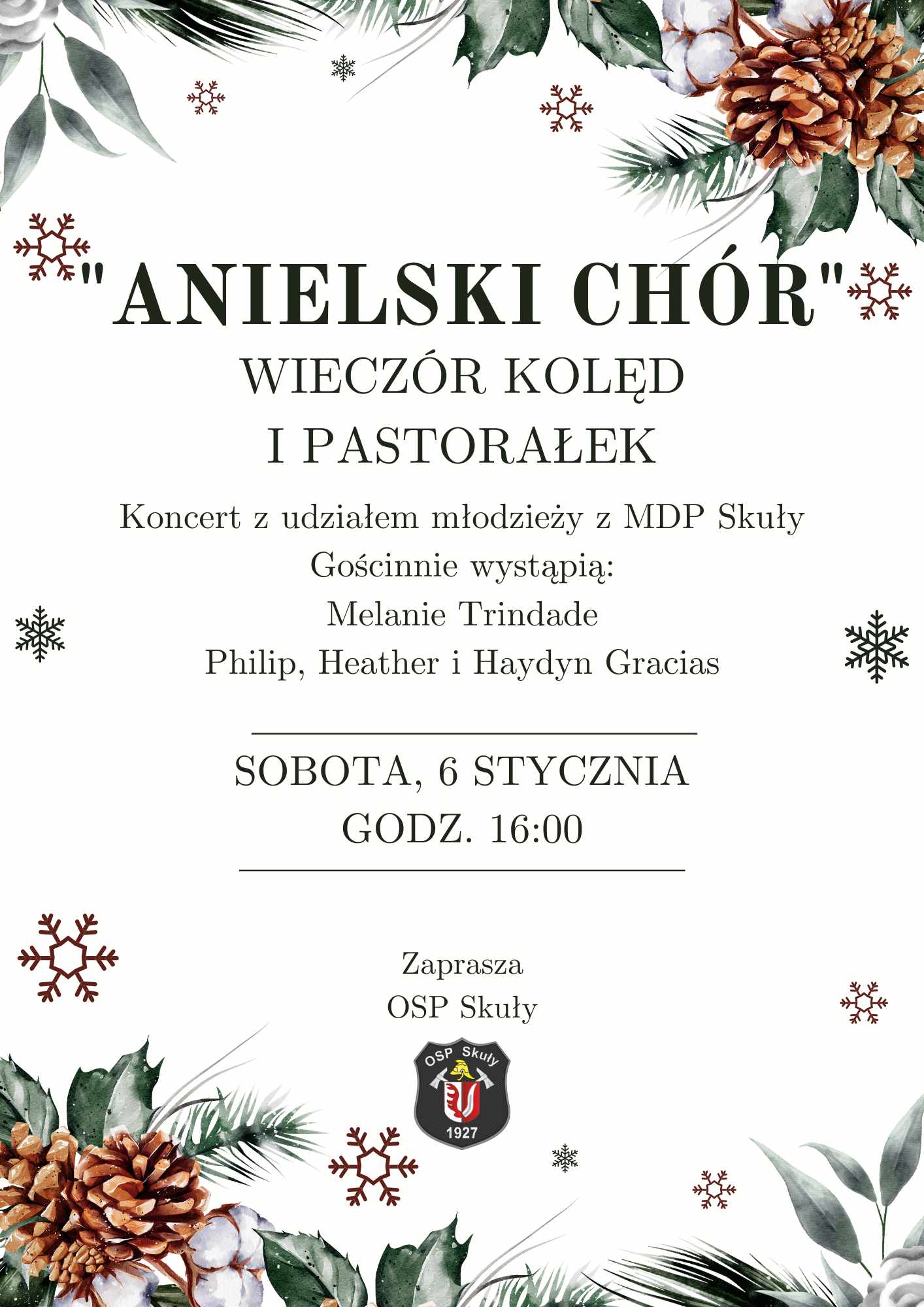 Anielski Chór - wieczór kolęd i pastorałek