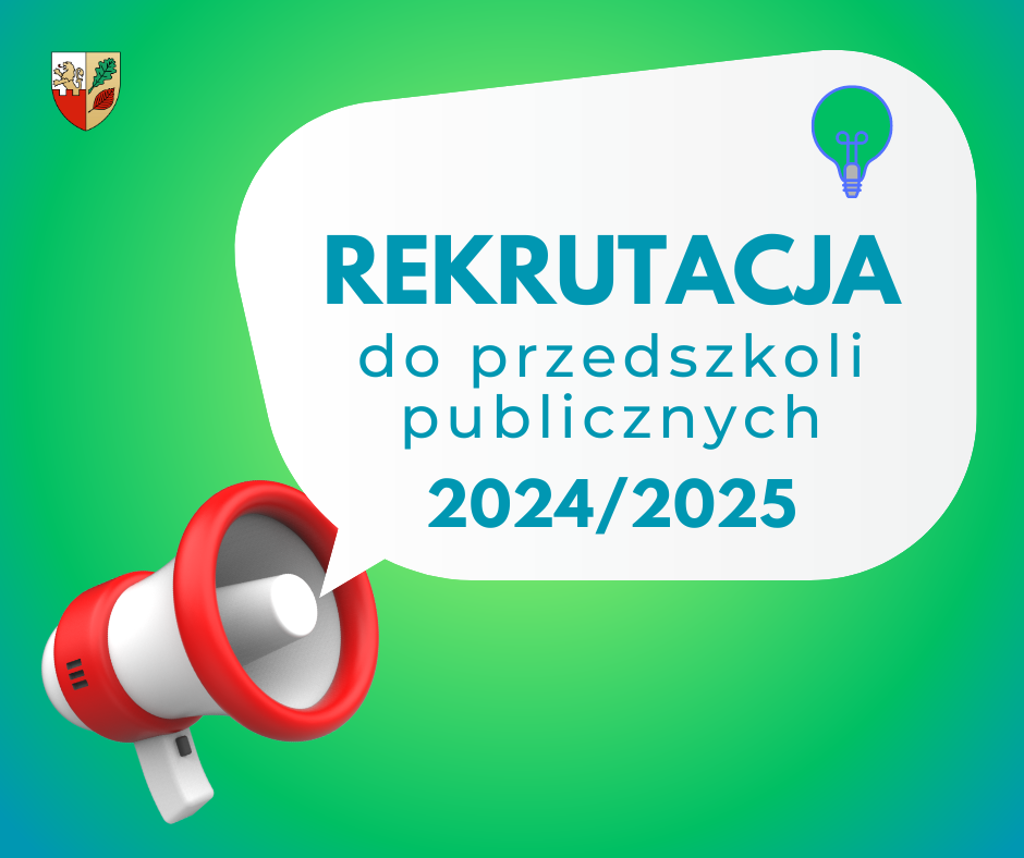 Rekrutacja dzieci do przedszkoli publicznych na rok szkolny 2024/2025