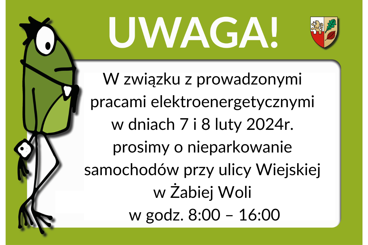 Prace elektroenegretyczne na ul. Wiejskiej w Żabiej Woli