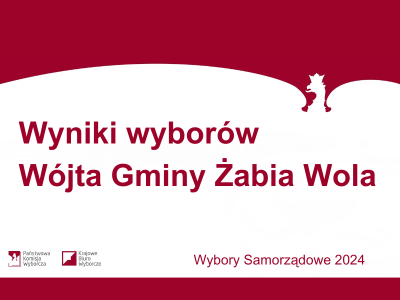 Wyniki wyborów Wójta Gminy Żabia Wola - II tura