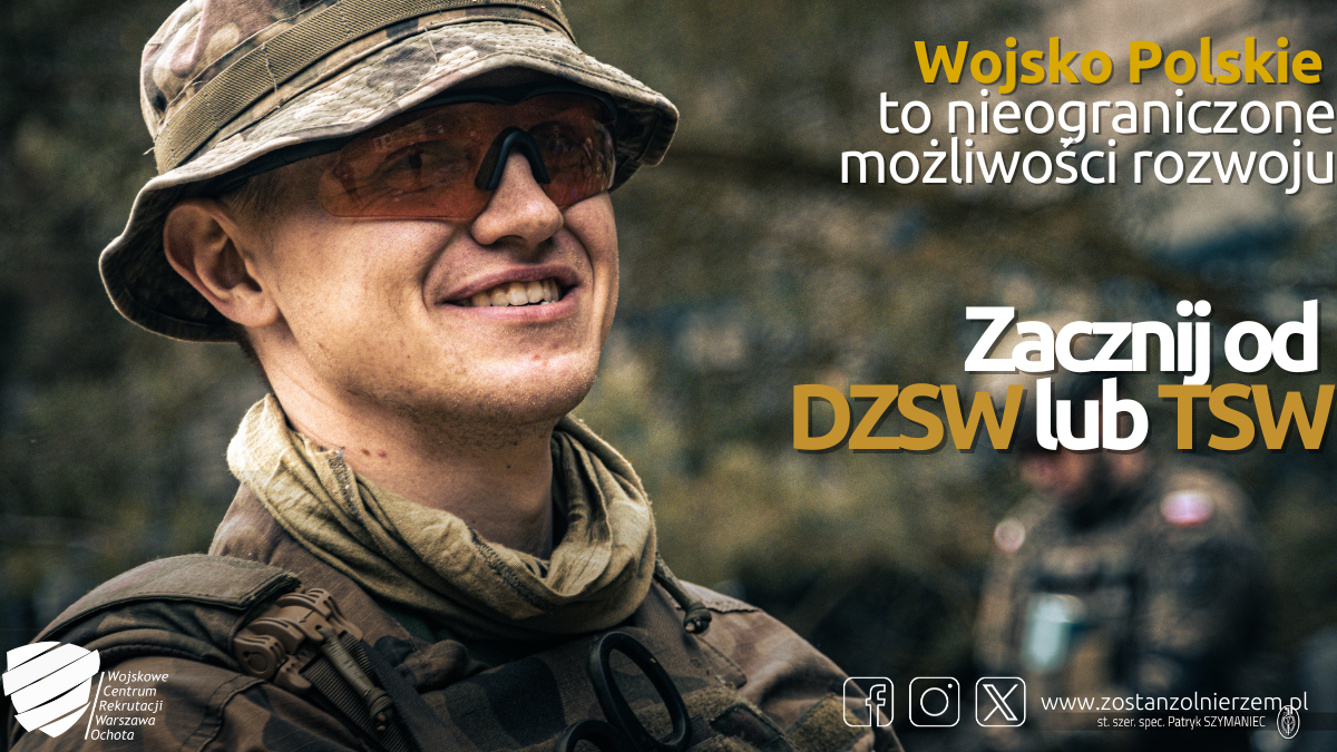 Trwają wakacyjne turnusy dobrowolnej zasadniczej służby wojskowej oraz terytorialnej służby wojskowej!