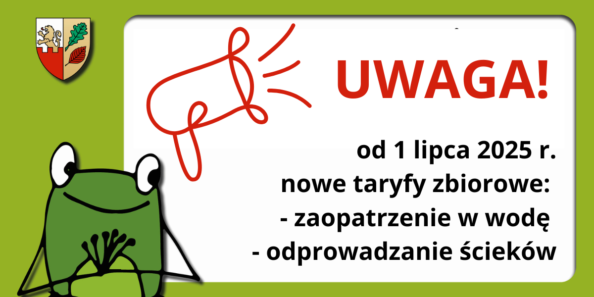 Od 1.07.2025 r. - nowe taryfy za zbiorowe zaopatrzenie w wodę i zbiorowe odprowadzanie ścieków na terenie Gminy Żabia Wola
