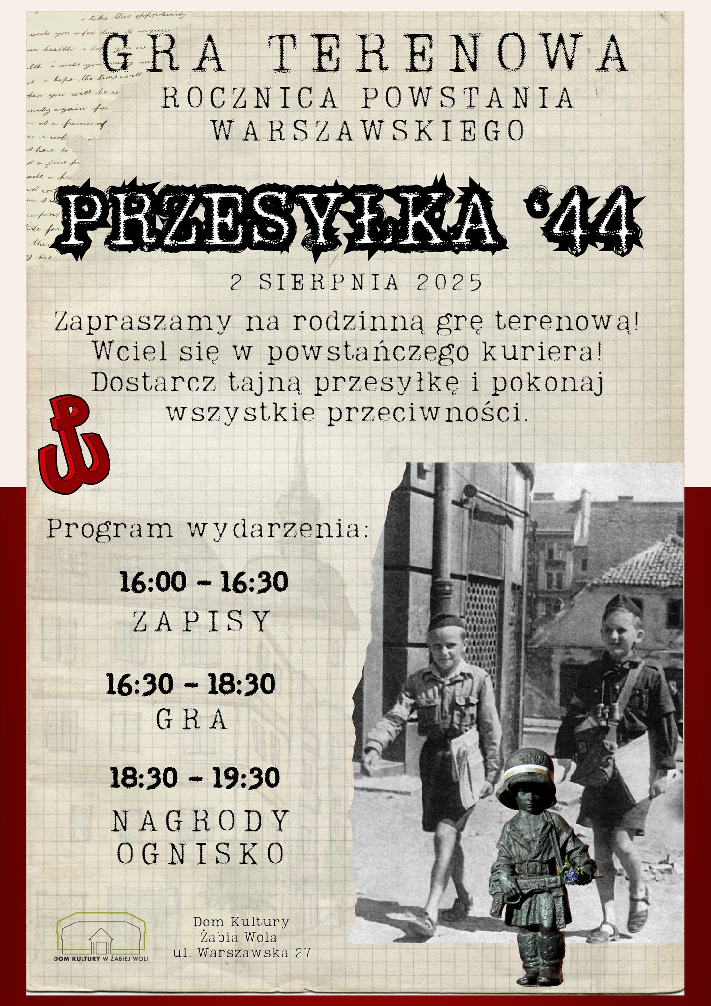GRA TERENOWA – PRZESYŁKA '44