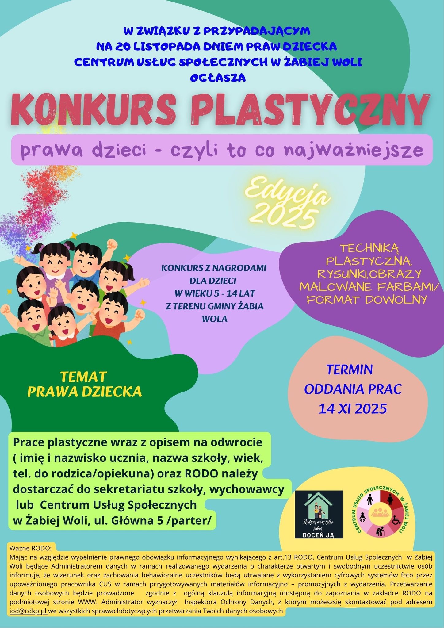 Konkurs plastyczny „Prawa Dzieci – czyli to, co najważniejsze”