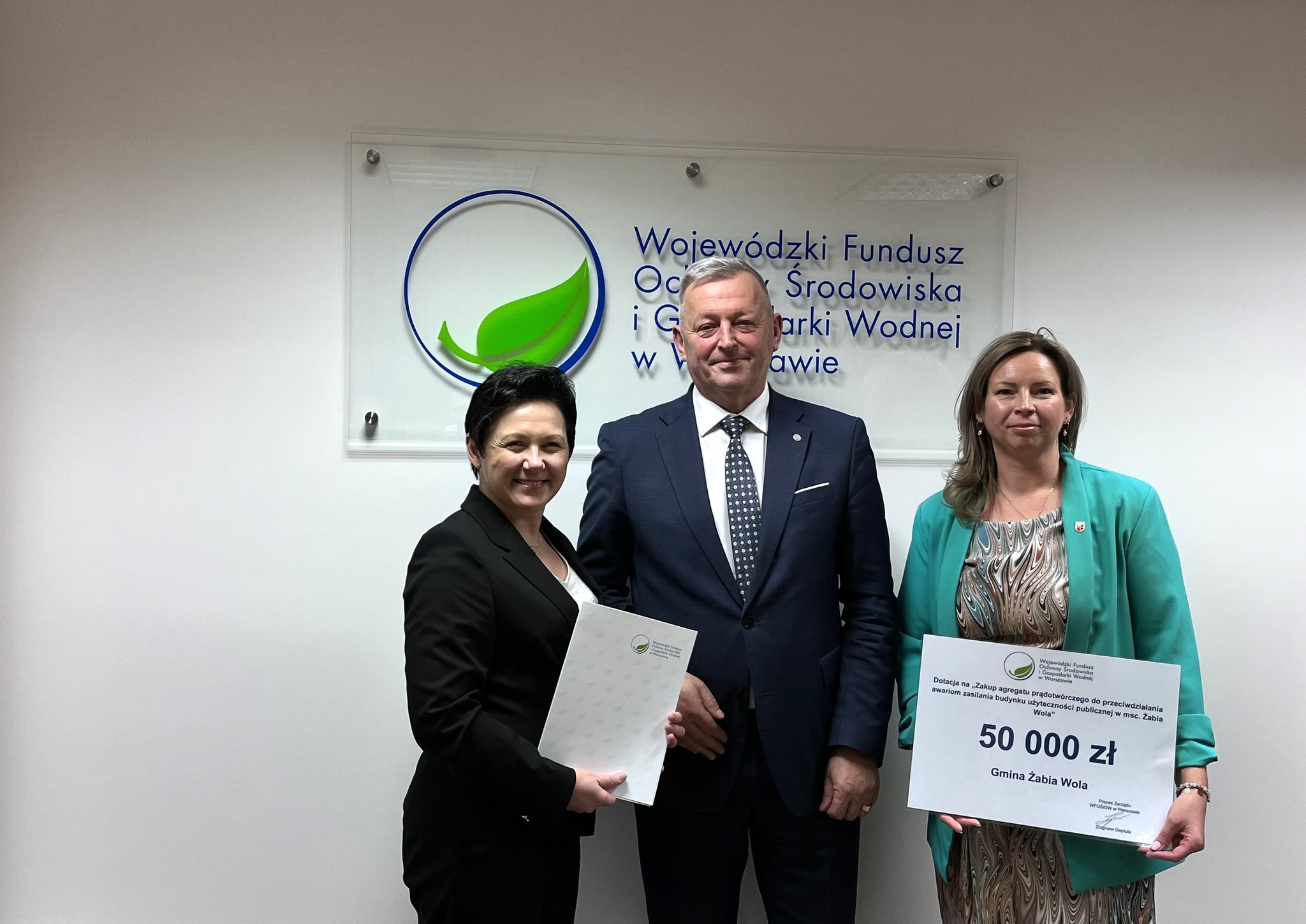 50 000 zł na zakup agregatu prądotwórczego dla Gminy Żabia Wola