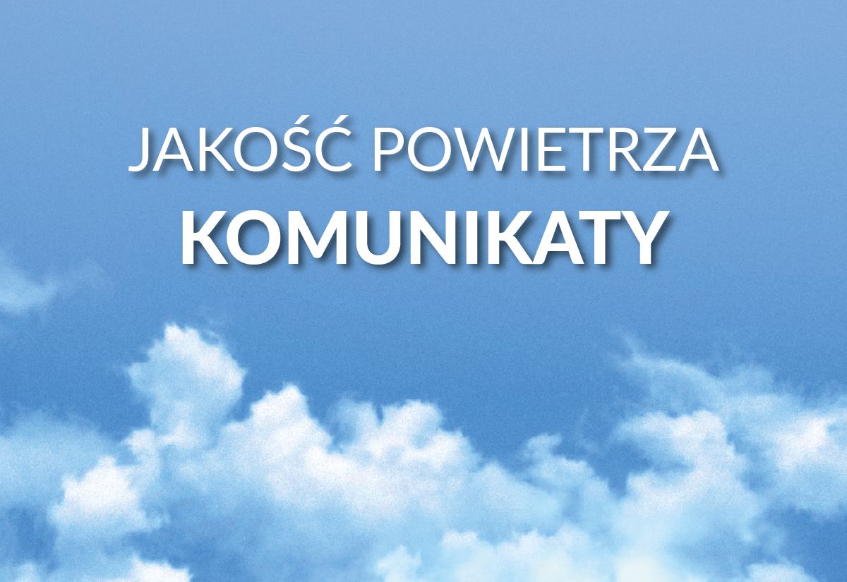 komunikat o jakości powietrza