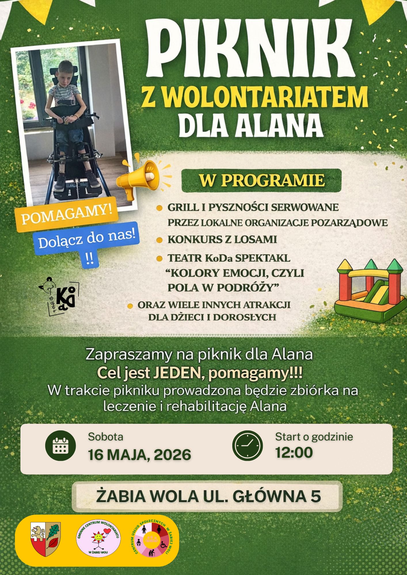 PIKNIK Z WOLONTARIATEM DLA ALANA