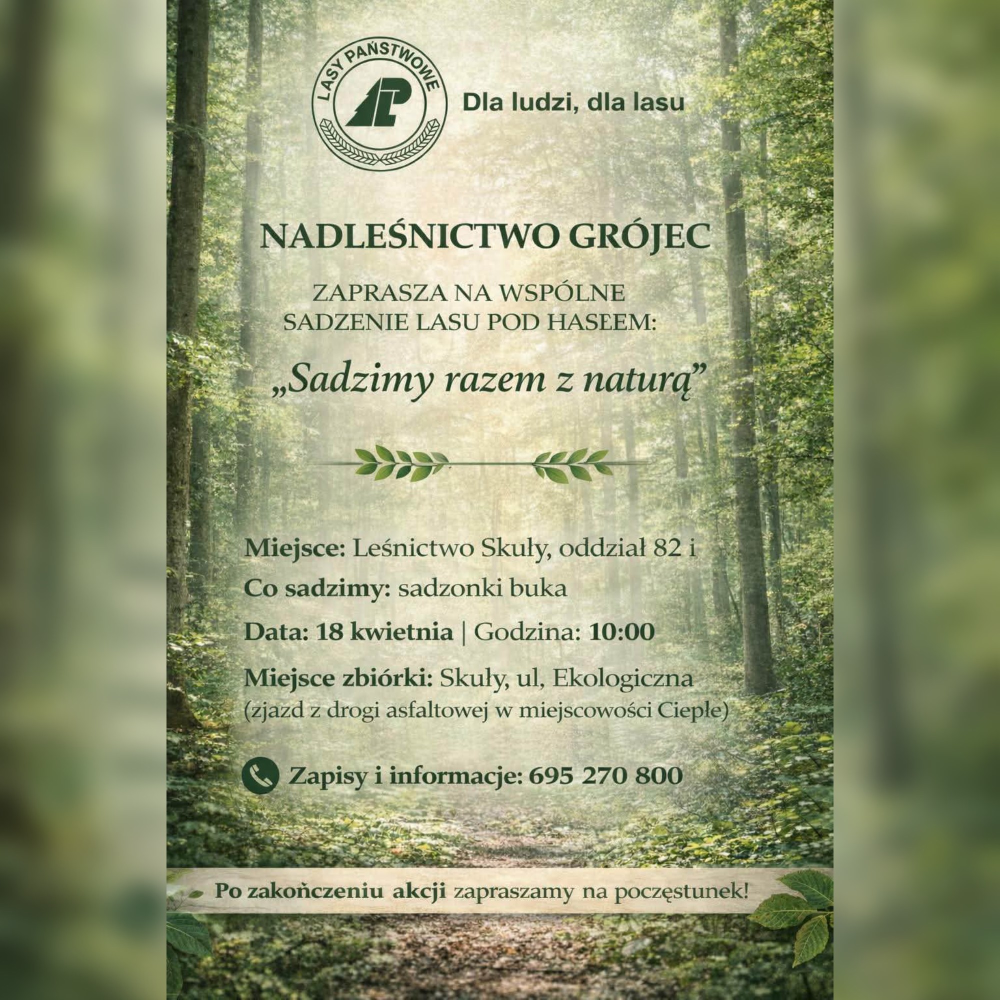 "Sadzimy razem z naturą!"