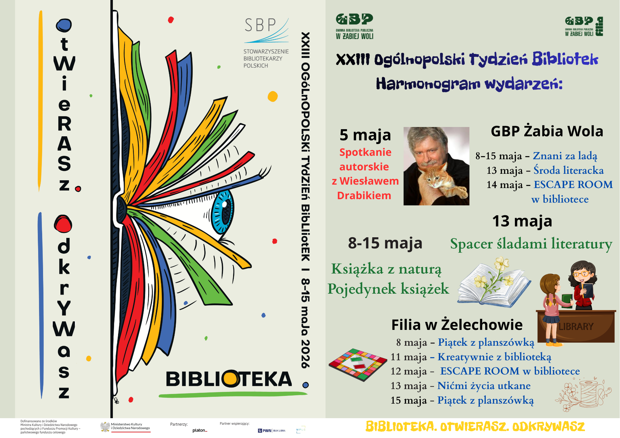 XXIII Ogólnopolski Tydzień Bibliotek w Gminnej Bibliotece Publicznej w Żabiej Woli
