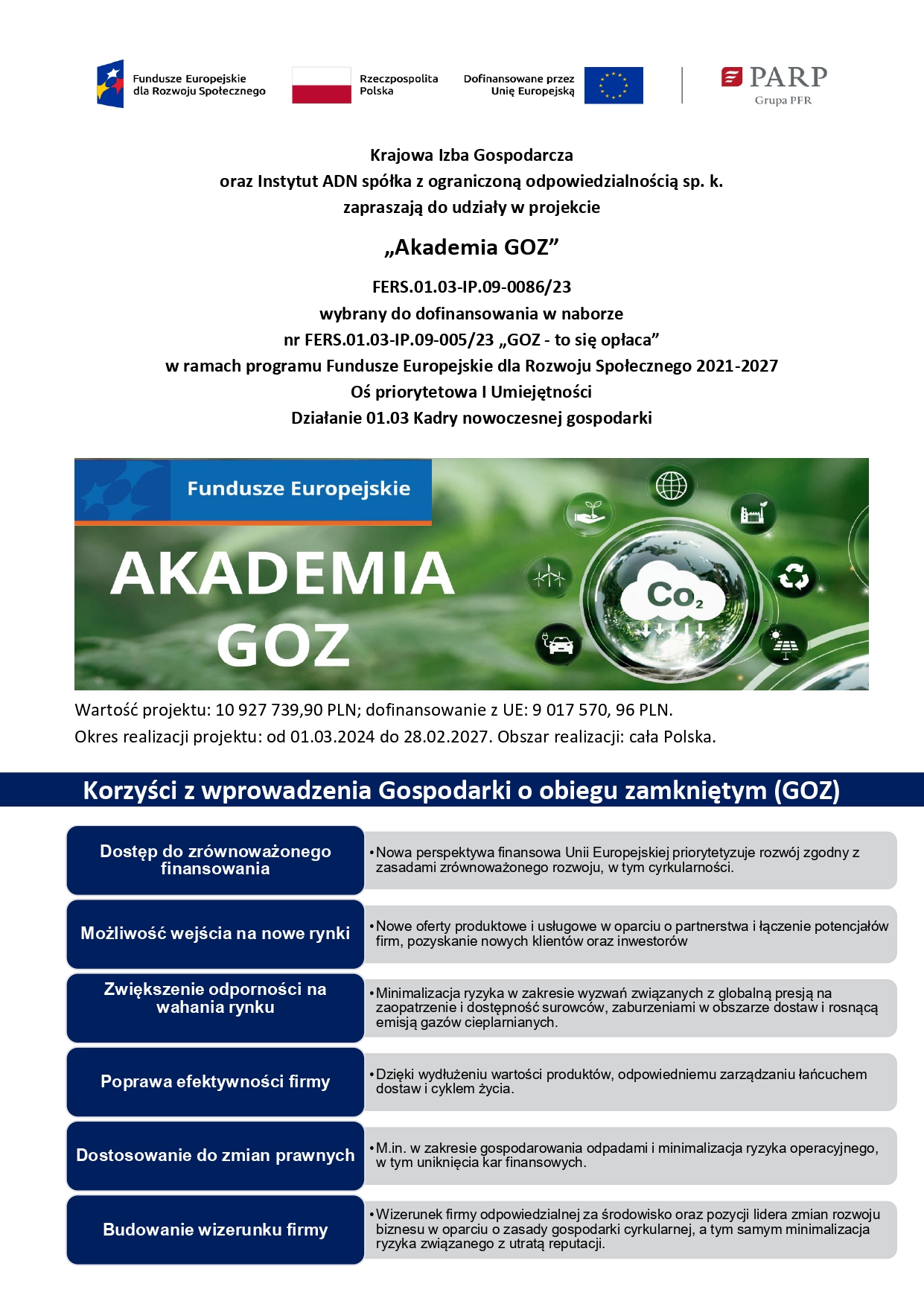 Akademia GOZ – bezpłatne spotkanie dla przedsiębiorców