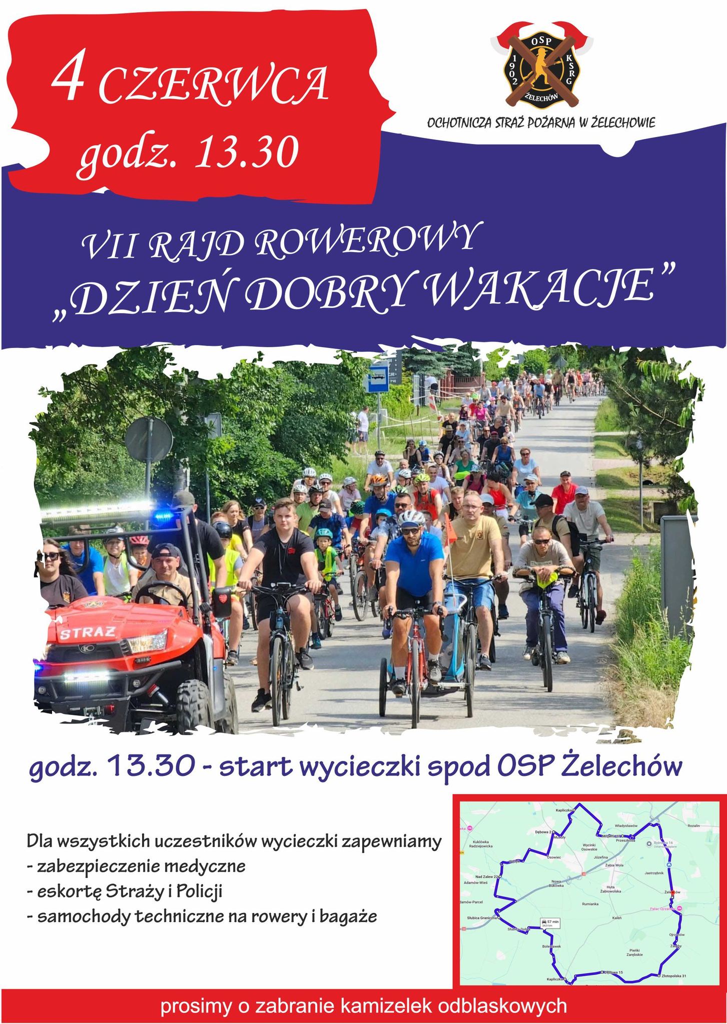 VII Rajd Rowerowy „Dzień Dobry Wakacje” już 4 czerwca